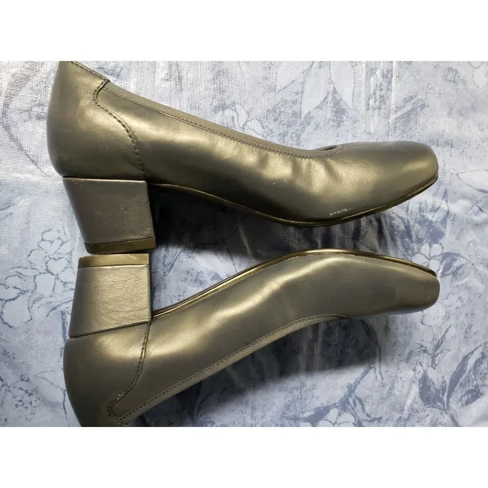 David Tate Women's Supreme leather Pump,Navy,7 M‎ US